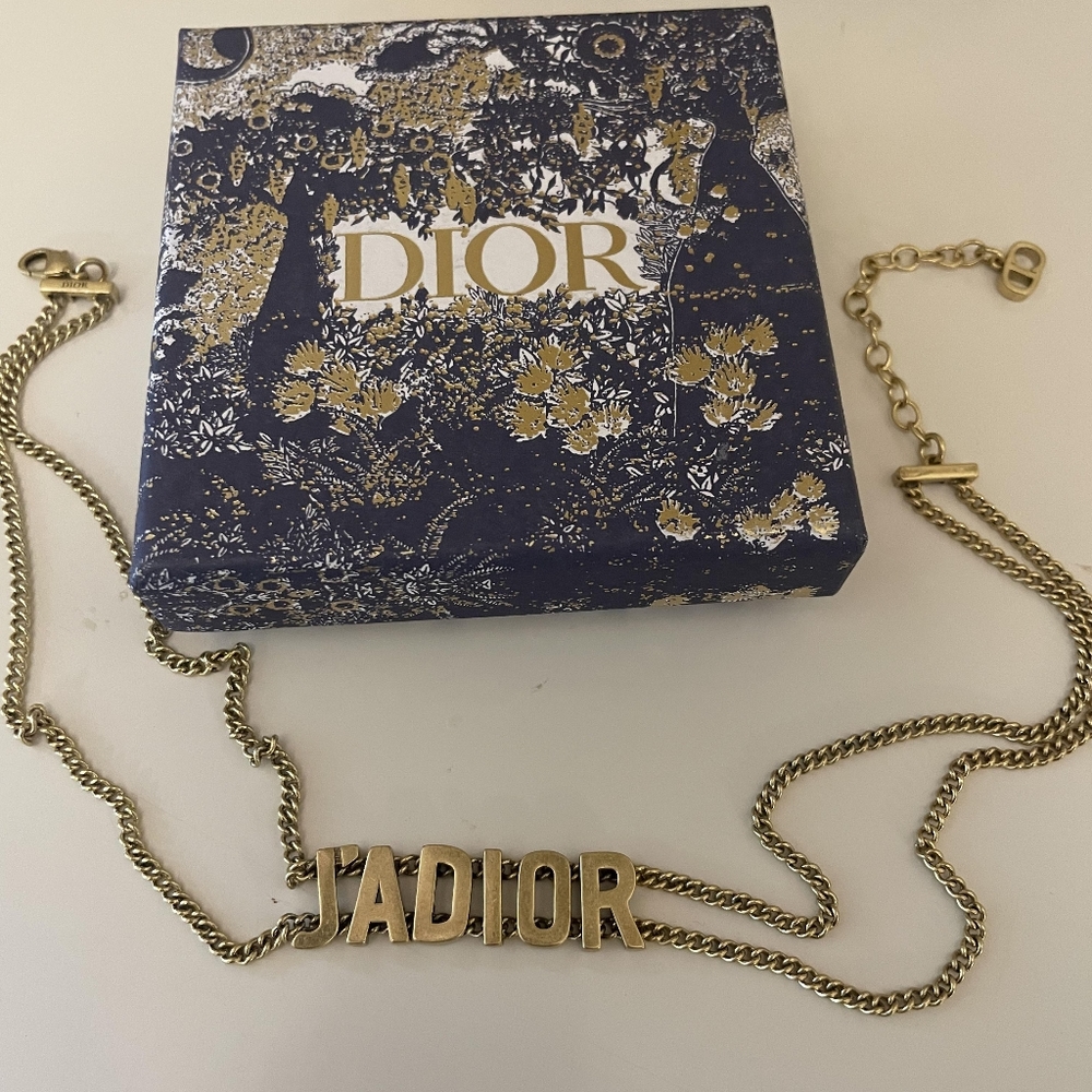 CHRISTIAN DIOR "J’adior" Choker Necklace